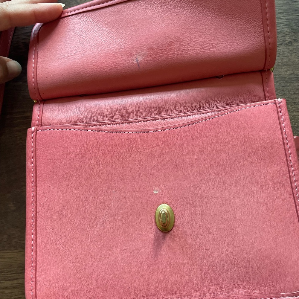 COACH WILLIS TOP HANDLE 18 TAFFY PINK 90s Vibes CROSSBODY BAG - Picture 6 of 13